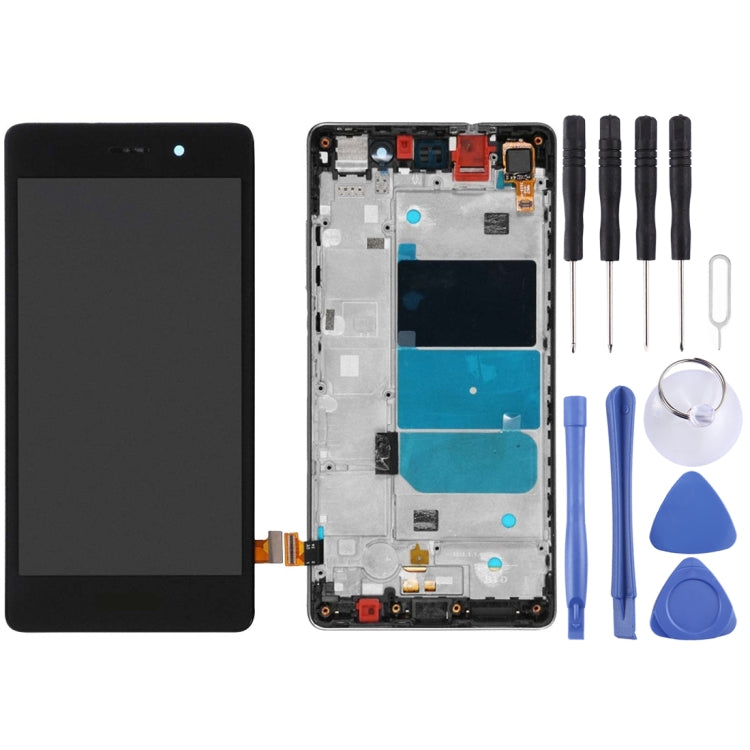 OEM LCD Screen For Huawei P8 Lite Digitizer Full Assembly with Frame