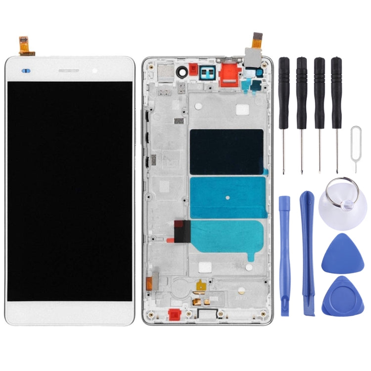 OEM LCD Screen For Huawei P8 Lite Digitizer Full Assembly with Frame