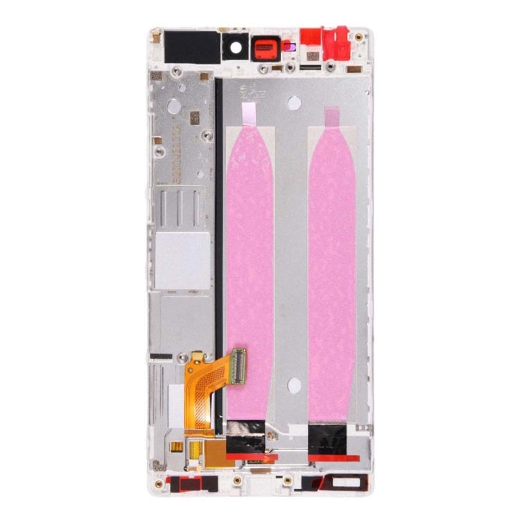 OEM LCD Screen For Huawei P8 Digitizer Full Assembly with Frame(White)