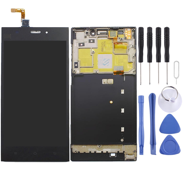 TFT LCD Screen for Xiaomi Mi 3 (WCDMA Version)Digitizer Full Assembly with Frame(Black)