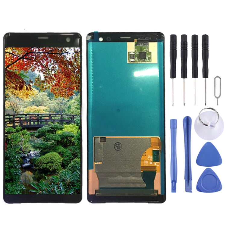 OEM LCD Screen for Sony Xperia XZ3 with Digitizer Full Assembly(Black)
