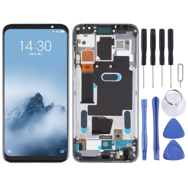 Original LCD Screen for Meizu 16 / 16th / M882H / M882Q Digitizer Full Assembly with Frame