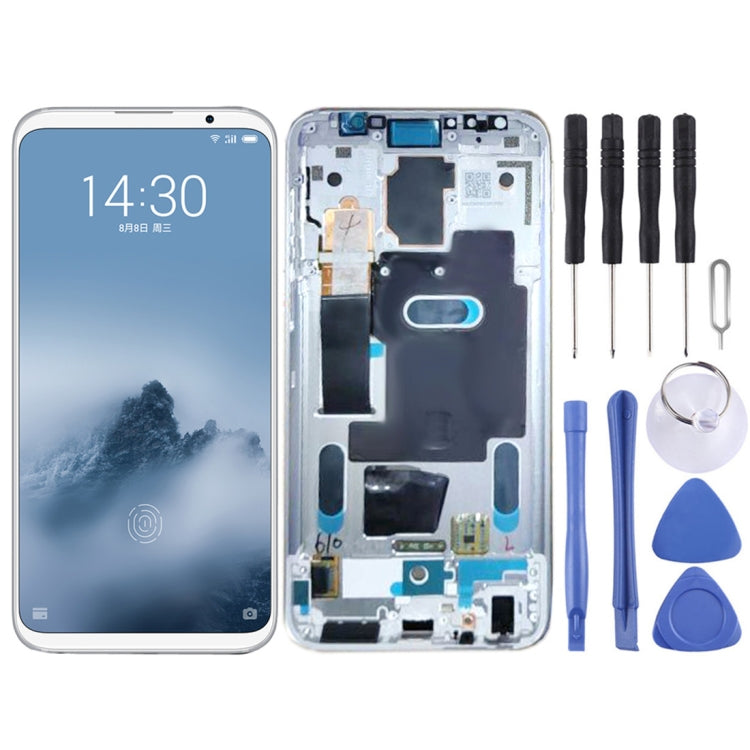 Original LCD Screen for Meizu 16 / 16th / M882H / M882Q Digitizer Full Assembly with Frame