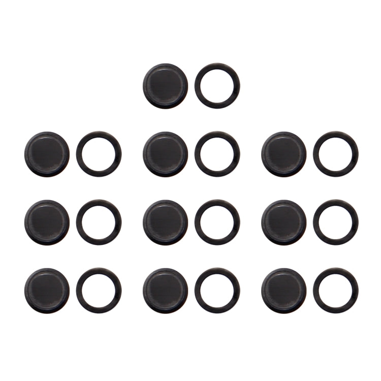 10 PCS for Xiaomi Mi 5 Back Camera Lens(Black)