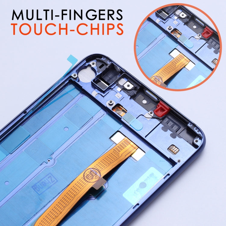 OEM LCD Screen for Huawei Honor 8 FRD-L19 FRD-L09 Digitizer Full Assembly with Frame (Blue)