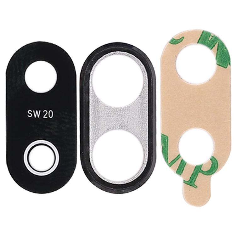 For Huawei P20 Lite 10pcs Back Camera Bezel with Lens Cover & Adhesive