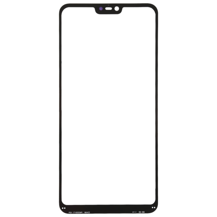Front Screen Outer Glass Lens for Xiaomi Redmi Note 6(Black)