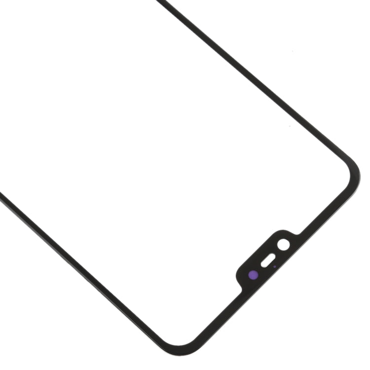Front Screen Outer Glass Lens for Xiaomi Redmi Note 6(Black)