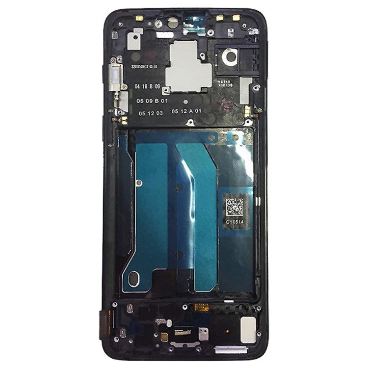 For OnePlus 6 Digitizer Full Assembly with Frame OEM LCD Screen (Black)