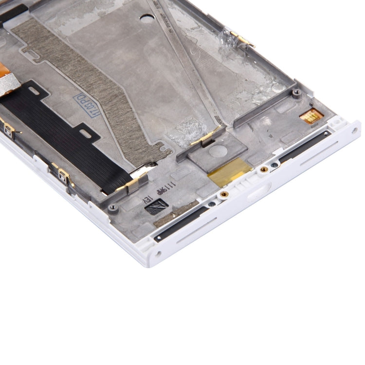 OEM LCD Screen for Lenovo Vibe Z2 Digitizer Full Assembly with Frame (White)