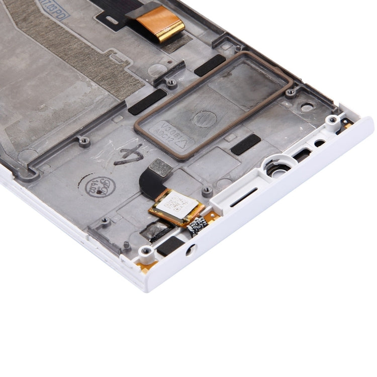 OEM LCD Screen for Lenovo Vibe Z2 Digitizer Full Assembly with Frame (White)