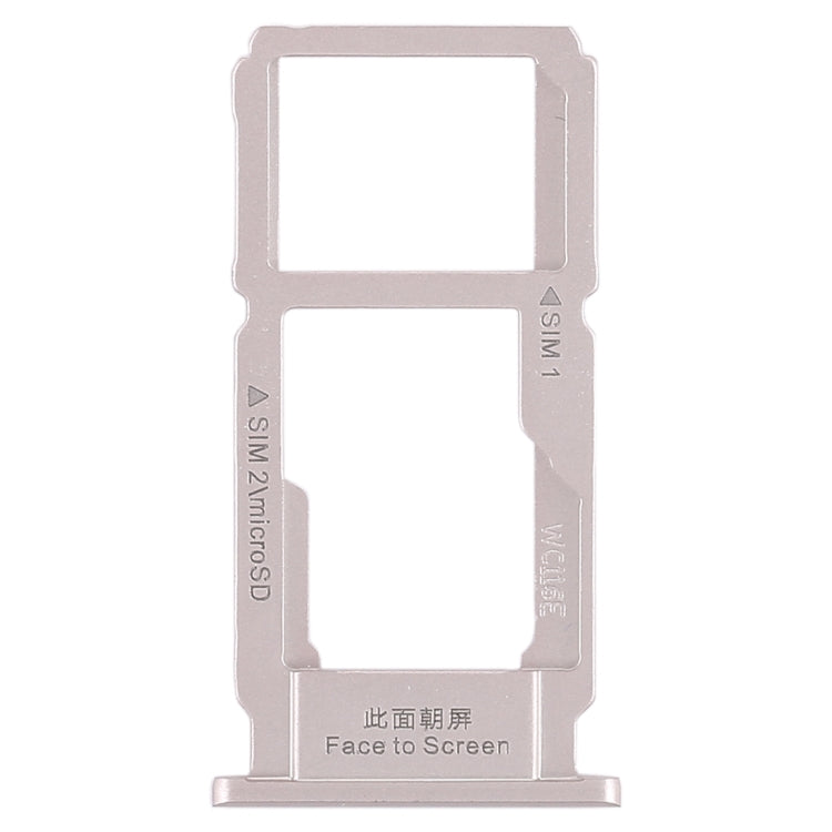 For OPPO R11 Plus SIM Card Tray + SIM Card Tray / Micro SD Card Tray