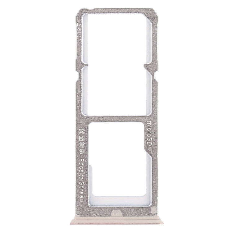 For OPPO A77 2 x SIM Card Tray + Micro SD Card Tray