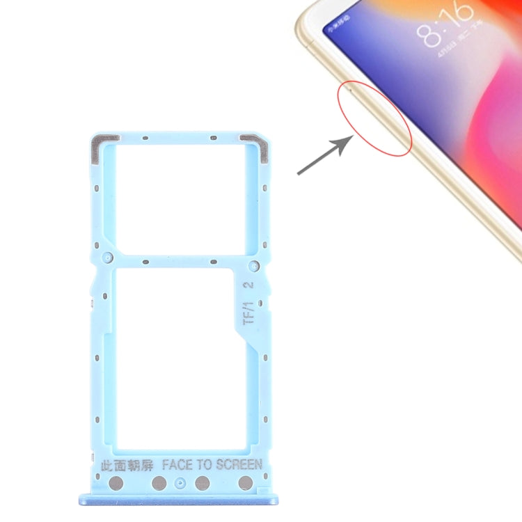 SIM Card Tray + SIM Card Tray / Micro SD Card Tray for Xiaomi Redmi 6 / Redmi 6A