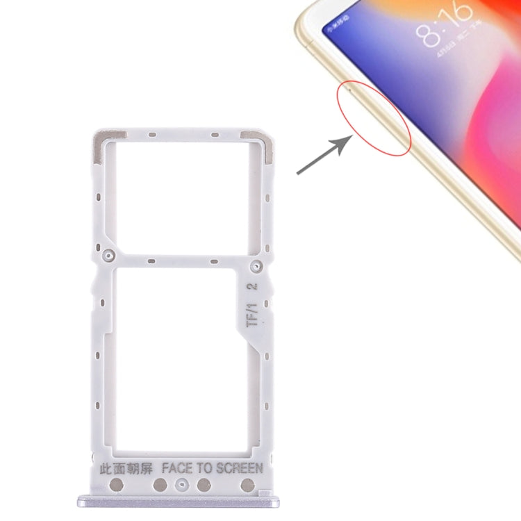 SIM Card Tray + SIM Card Tray / Micro SD Card Tray for Xiaomi Redmi 6 / Redmi 6A