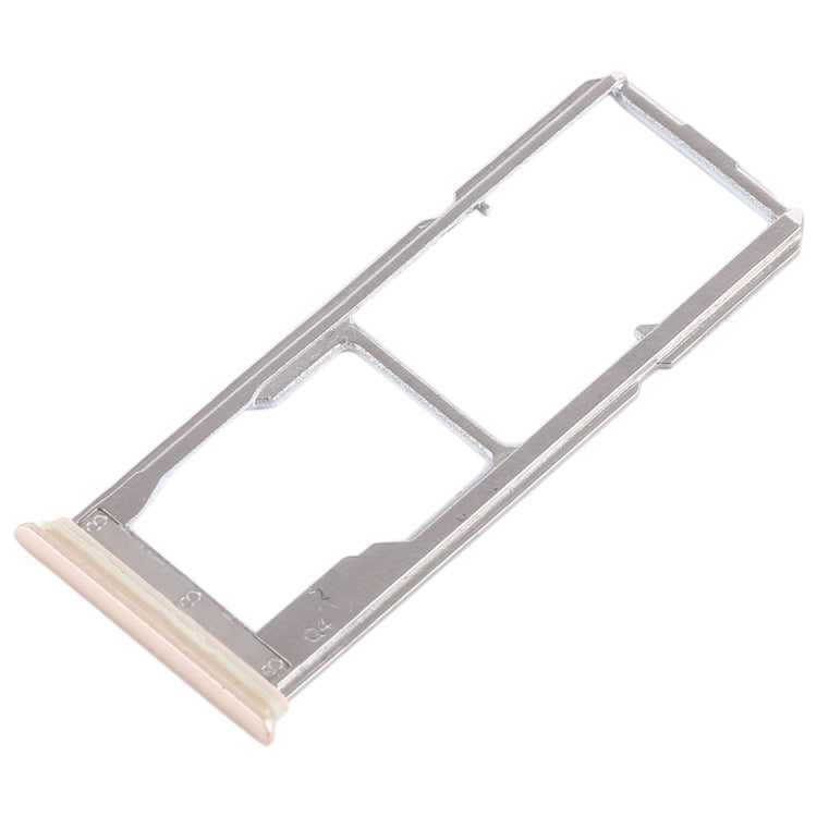 For Vivo Y75 2 x SIM Card Tray + Micro SD Card Tray