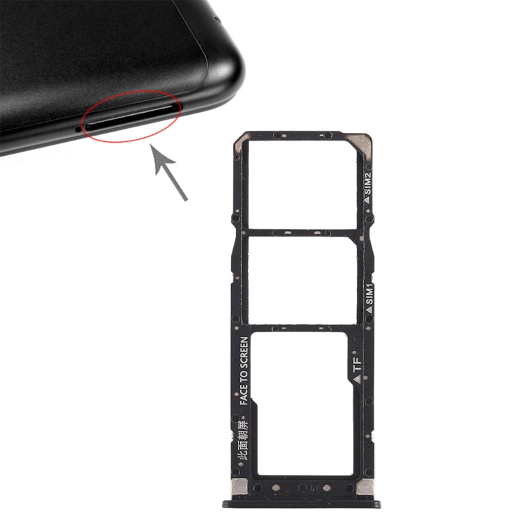 2 x SIM Card Tray + Micro SD Card Tray for Xiaomi Redmi 6 Pro