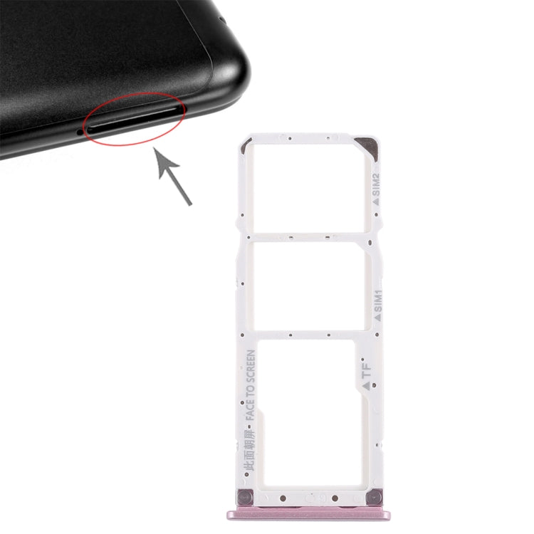 2 x SIM Card Tray + Micro SD Card Tray for Xiaomi Redmi 6 Pro
