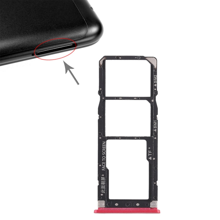 2 x SIM Card Tray + Micro SD Card Tray for Xiaomi Redmi 6 Pro