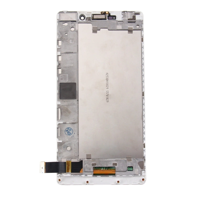 OEM LCD Screen For Huawei P8 Max Digitizer Full Assembly with Frame (White)
