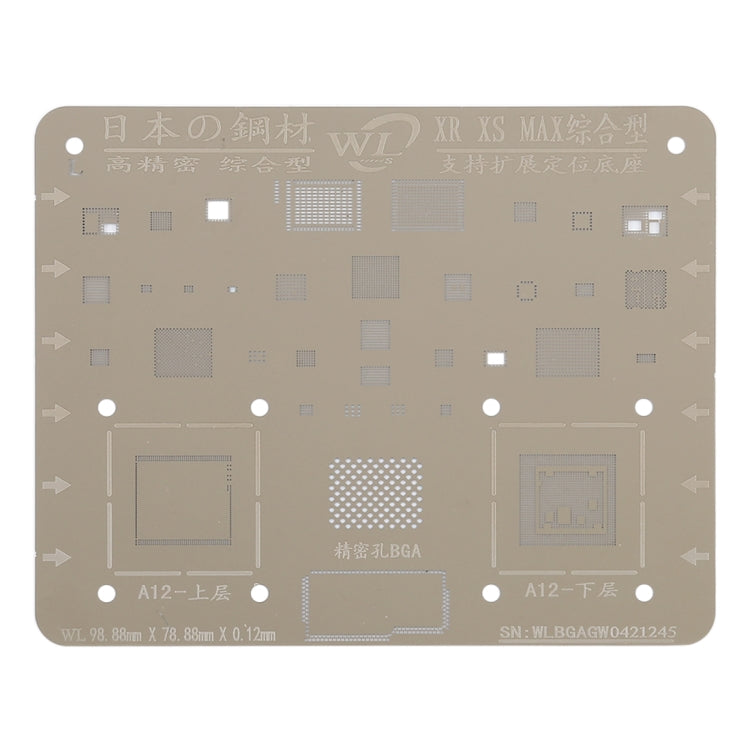 Plant Tin Plate Mesh BGA Stencil for iPhone XR / XS / Max
