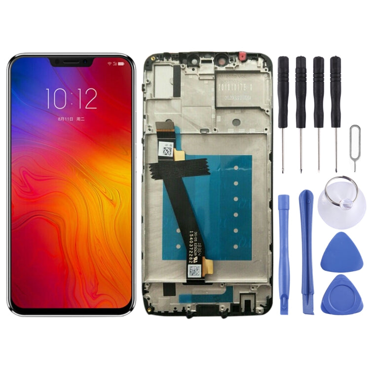 OEM LCD Screen for Lenovo S5 Pro  Digitizer Full Assembly with Frame (Black)