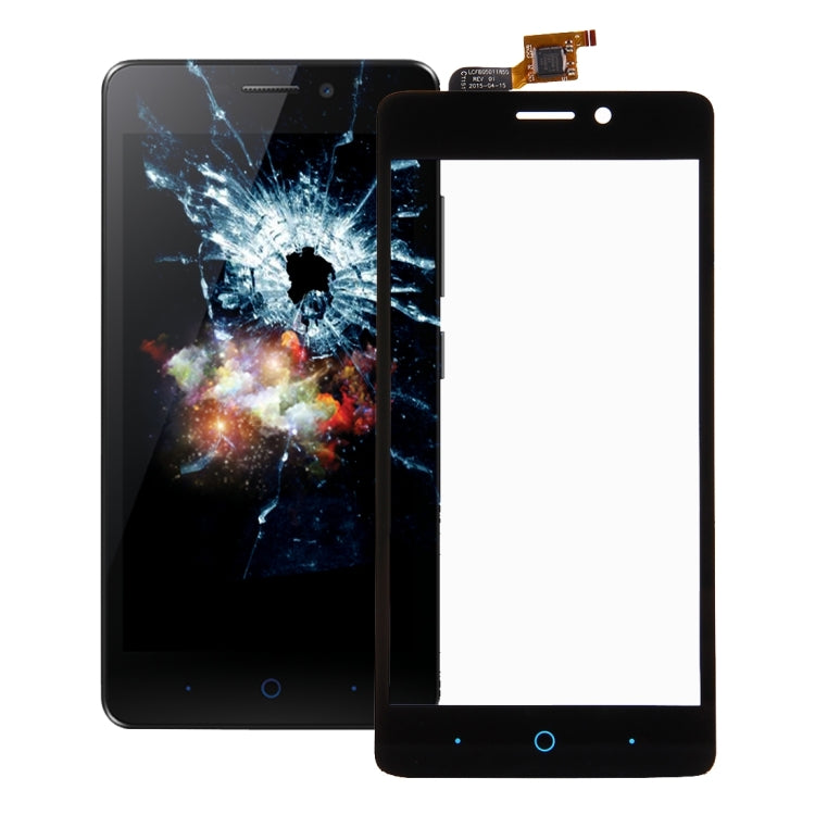 For ZTE Mighty 3C Touch Panel(Black)