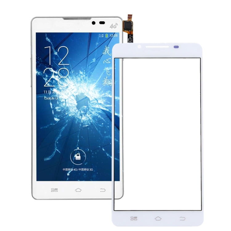 For Coolpad S6 / 9190 Touch Panel(White)
