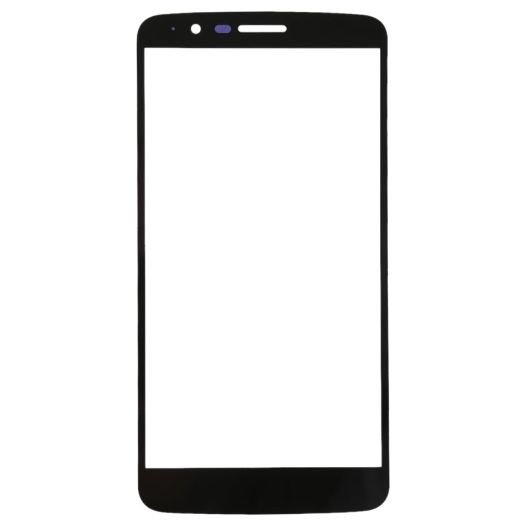 Front Screen Outer Glass Lens for LG Stylus 3 / K10 Pro(Black)