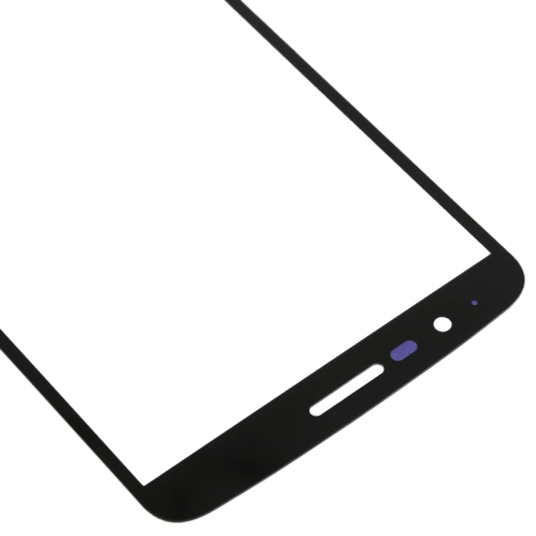 Front Screen Outer Glass Lens for LG Stylus 3 / K10 Pro(Black)
