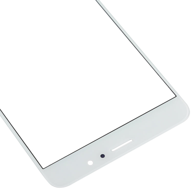 For Meizu Pro 6 Plus Front Screen Outer Glass Lens (White)