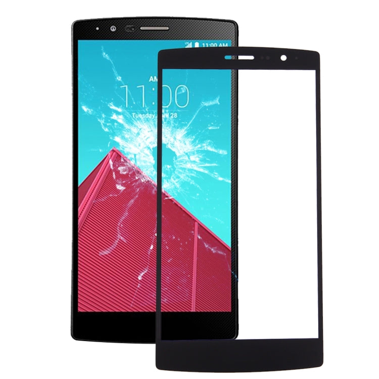 Front Screen Outer Glass Lens for LG G4 Mini (Black)