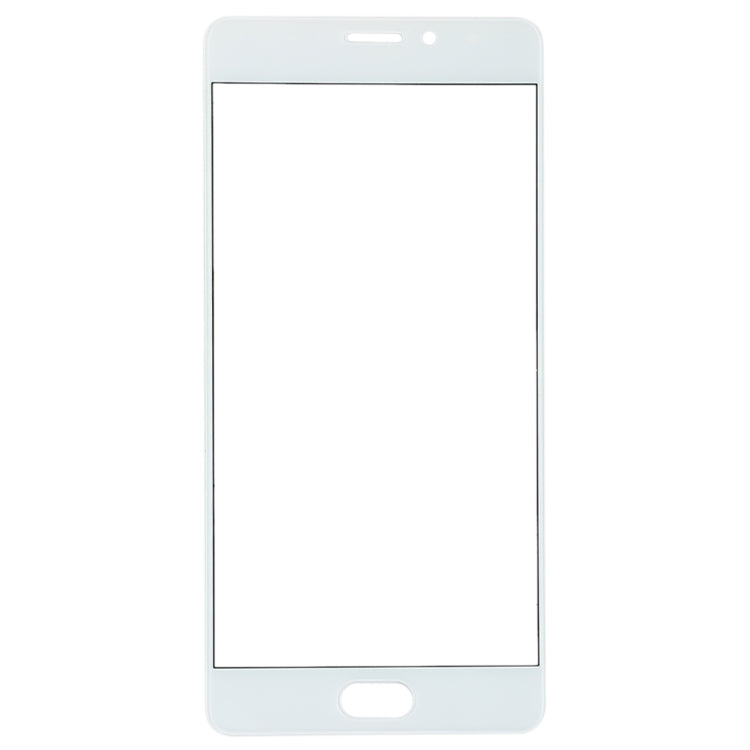 For Meizu PRO 7 Plus Front Screen Outer Glass Lens (White)