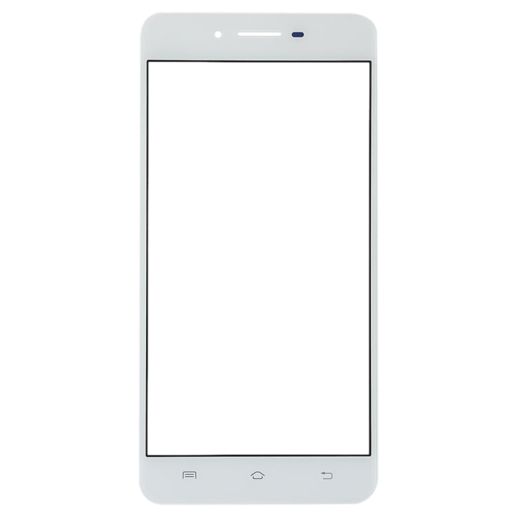 For Vivo X6 Front Screen Outer Glass Lens (White)