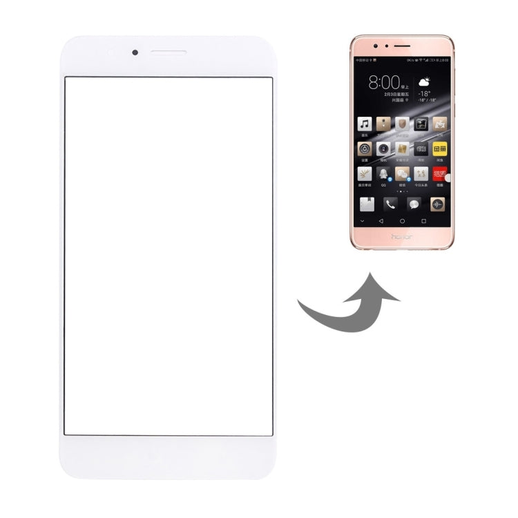 For Huawei Honor 8  10PCS Front Screen Outer Glass Lens