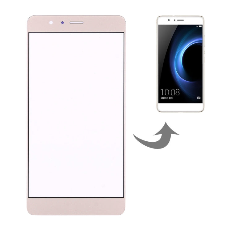 For Huawei Honor V8  10PCS Front Screen Outer Glass Lens