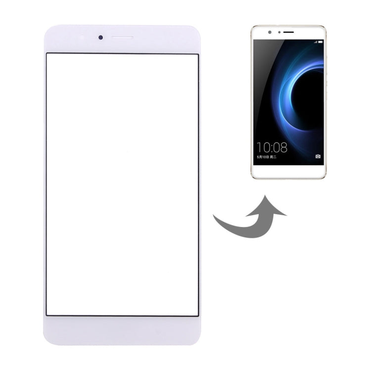 For Huawei Honor V8  10PCS Front Screen Outer Glass Lens