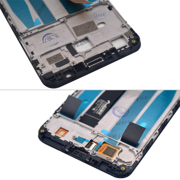 TFT LCD Screen for Meizu M8c / M809L Digitizer Full Assembly with Frame(Black)