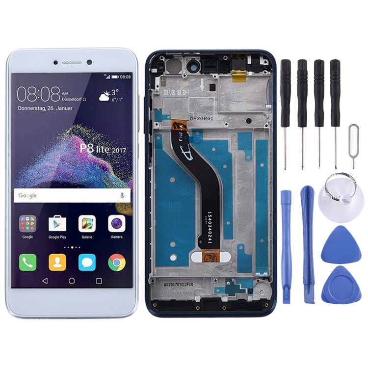 OEM LCD Screen for Huawei P8 Lite (2017) Digitizer Full Assembly with Frame