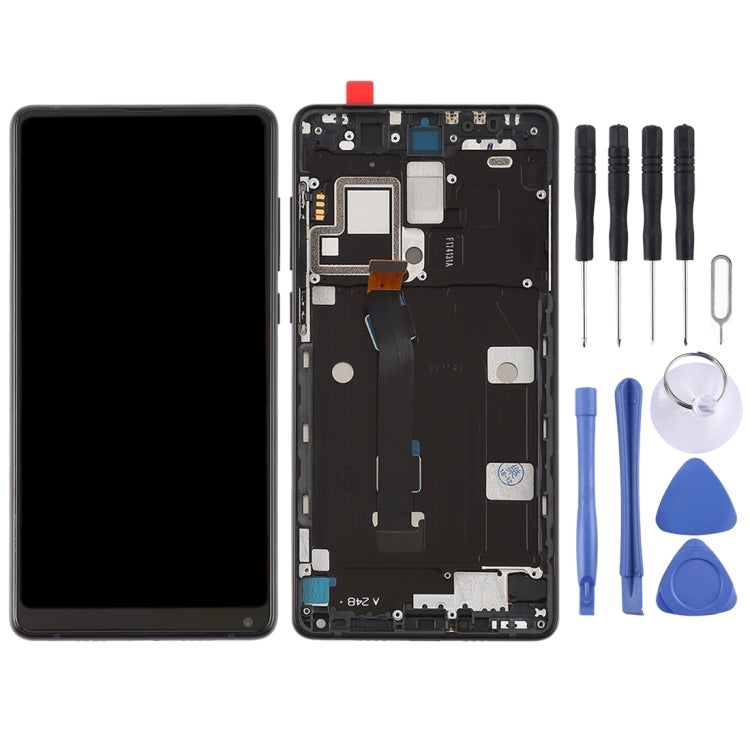 TFT LCD Screen for Xiaomi Mi Mix2 Digitizer Full Assembly with Frame(Black)