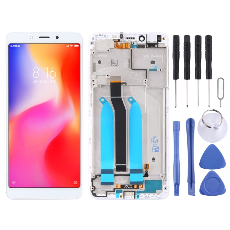 TFT LCD Screen for Xiaomi Redmi 6A / Redmi 6 Digitizer Full Assembly with Frame