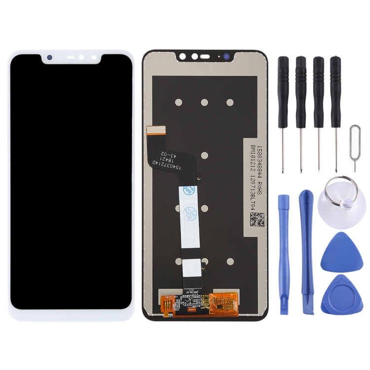 TFT LCD Screen for Xiaomi Redmi Note 6 Pro with Digitizer Full Assembly(White)