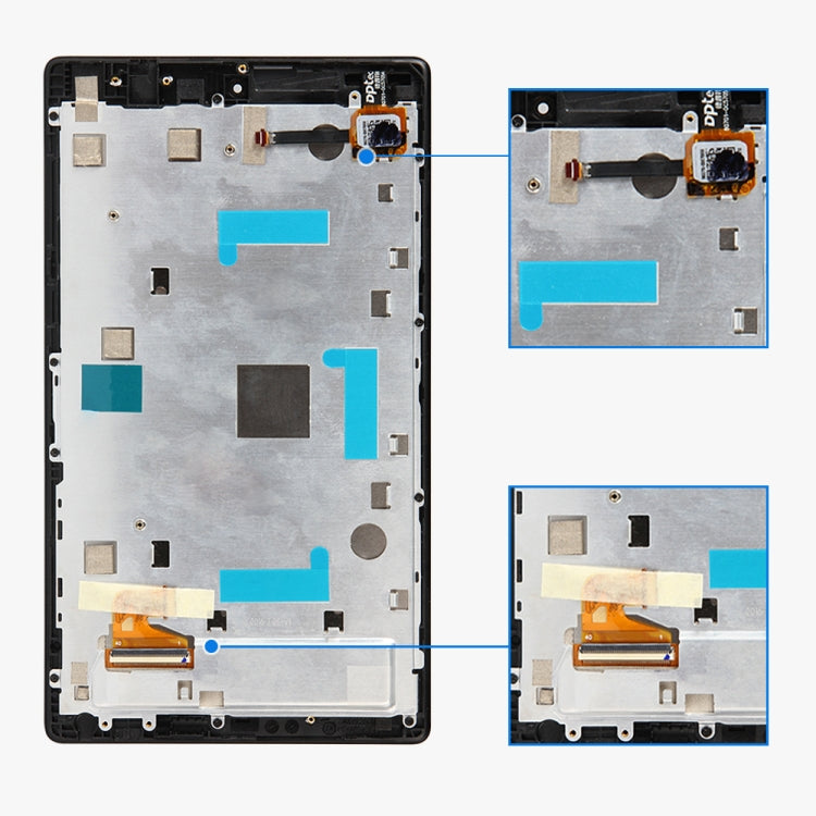 OEM LCD Screen for ASUS ZenPad C 7.0 Z170MG Digitizer Full Assembly with Frameï¼ˆBlack)