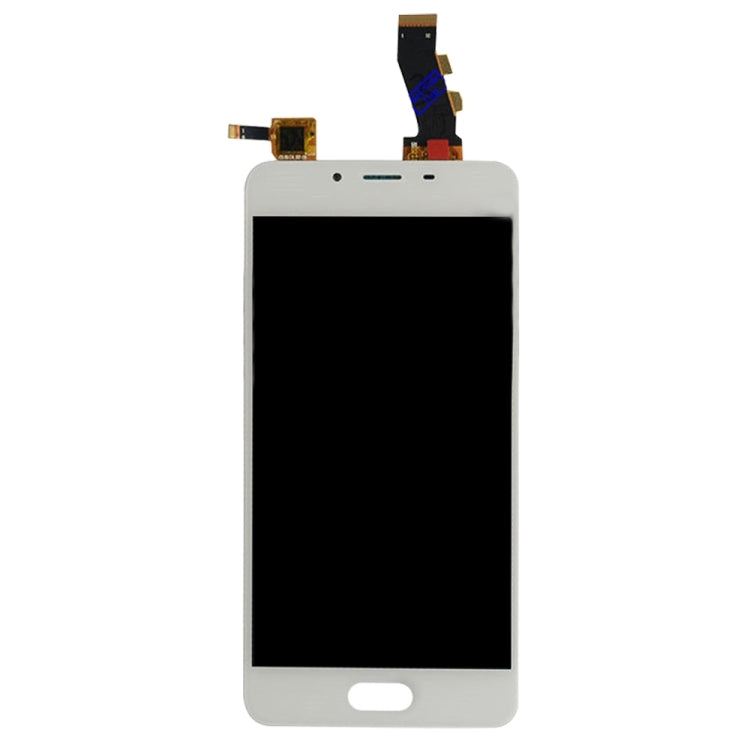 TFT LCD Screen for Meizu U10 Digitizer Full Assembly with Frame(White)
