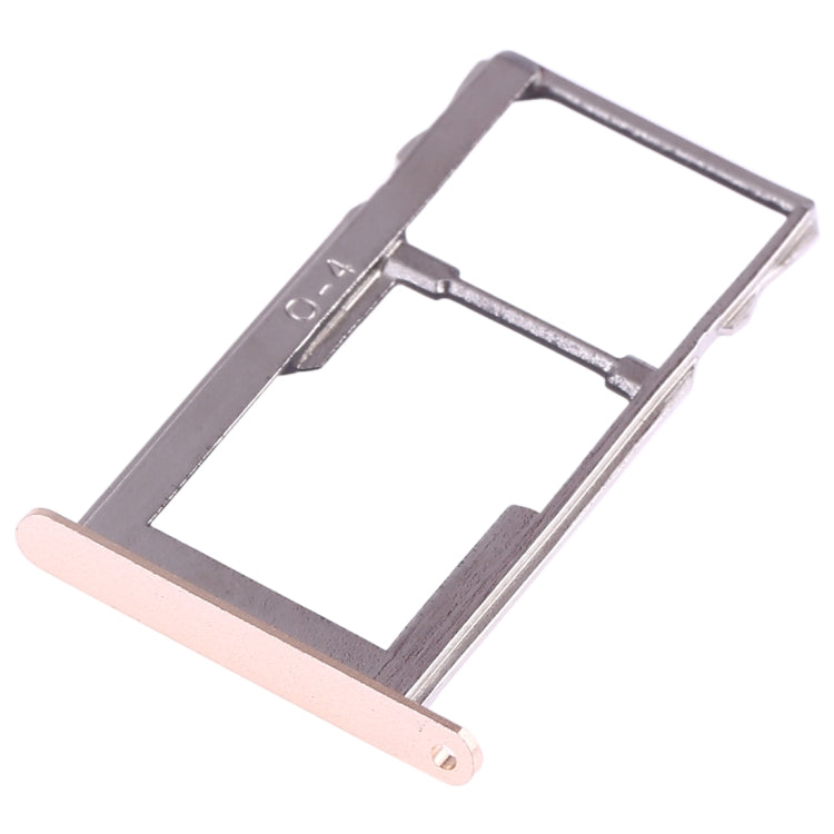 SIM Card Tray + Micro SD Card for Lenovo K6 Note(Gold)
