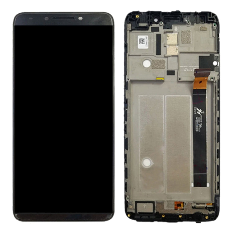 OEM LCD Screen for Alcatel 7 OT6062 Digitizer Full Assembly with Frame (Black)