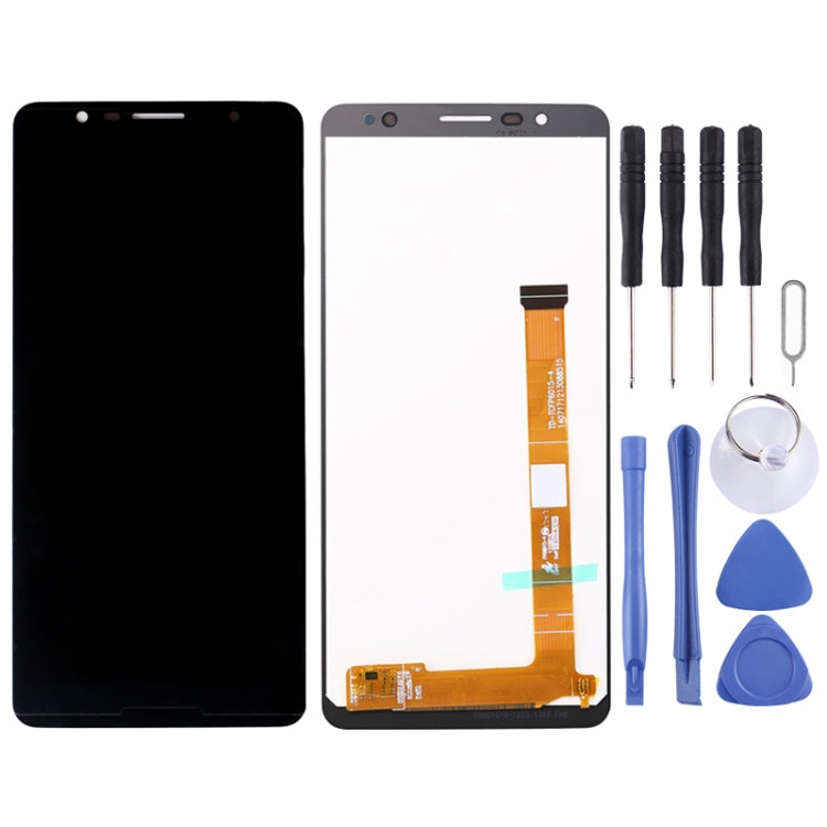 OEM LCD Screen for Alcatel 3C OT5026 with Digitizer Full Assembly (Black)