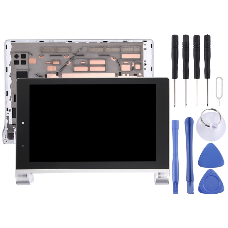OEM LCD Screen for 8 inch Lenovo YOGA Tablet 2 830 / 830f  Digitizer Full Assembly with Frame (Silver)