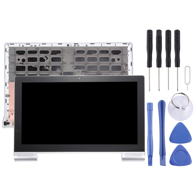 OEM LCD Screen for 13.3 inch Lenovo YOGA Tablet 2 Pro 1380 Digitizer Full Assembly with Frame (Silver)