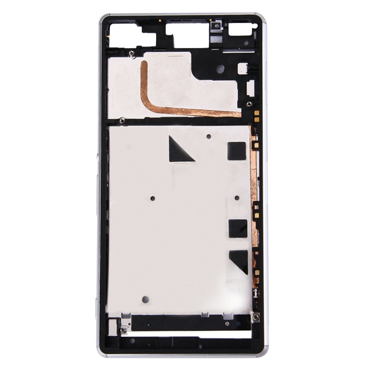Single SIM Front Housing LCD Frame Bezel for Sony Xperia Z3